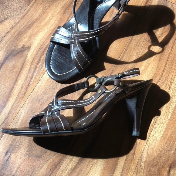 Cole Haan chocolate brown heels, 7B - Picture 1 of 8